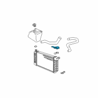 OEM Chevrolet K3500 Bracket-Radiator Upper Diagram - 15678761