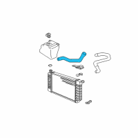 OEM 1998 GMC C2500 Radiator Outlet Hose (Lower) Diagram - 15671937