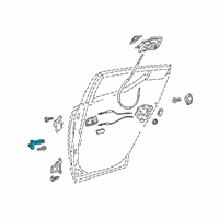 OEM Toyota C-HR Door Check Diagram - 68630-10060