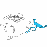 OEM BMW X5 Rear Exhaust Flap Muffler Diagram - 18-30-7-848-147