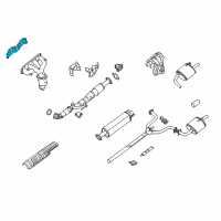 OEM 2012 Nissan Sentra Gasket-Exhaust Manifold, A Diagram - 14036-JA00A