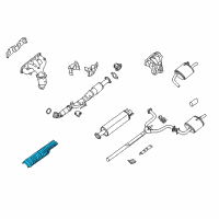 OEM 2018 Nissan Maxima INSULATOR-Heat, Front Floor Diagram - 74753-JA000