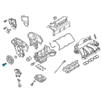 OEM 2010 Nissan Xterra Bolt-Crank PULLEY Diagram - 12309-31U0B