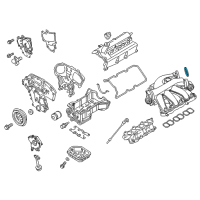 OEM 2017 Nissan Murano Gasket-Adapter Diagram - 16175-JA10B