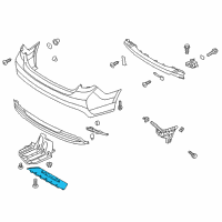 OEM Hyundai Cover-Rear Bumper Under Center Diagram - 86697-E6000