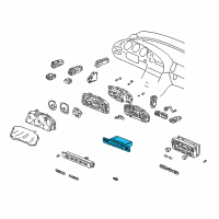 OEM Acura CL Computer Assembly, Automatic Air Conditioner Diagram - 79610-S3M-A31