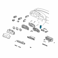 OEM 2002 Acura CL Switch Assembly, Passenger Side Heated Seat Diagram - 38635-SZ3-A01