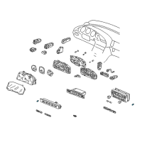 OEM Acura CL Bulb, Neo-Wedge (14V 60Ma) (Tec) Diagram - 35851-SM4-003