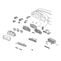 OEM 2003 Acura CL Bulb, Neo-Wedge (14V 60Ma) (Tec) Diagram - 35851-SM4-003