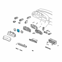 OEM 2002 Acura CL Speedometer Assembly Diagram - 78120-S3M-A02