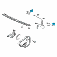 OEM 2019 Honda Odyssey Cover Assy., Parking Sensor *NH862M* (METEOR BLAST METALLIC) Diagram - 39681-TX4-A01ZY