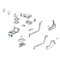OEM 2008 Acura TL Switch Assembly, Passenger Side Heated Seat (Gun Metallic) Diagram - 35600-SEP-A01ZA
