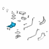 OEM 2008 Acura TL Panel (Gun Metallic) Diagram - 77292-SEP-A01ZA