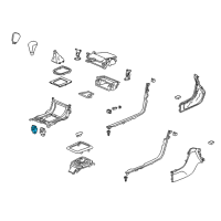 OEM 2005 Acura TL Switch Assembly, Driver Side Heated Seat (Gun Metallic) Diagram - 35650-SEP-A01ZA