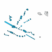 OEM 2013 Hyundai Tucson Gear Assembly-Steering Diagram - 56500-2S001