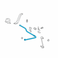 OEM 2012 Toyota Venza Stabilizer Bar Diagram - 48805-0T011