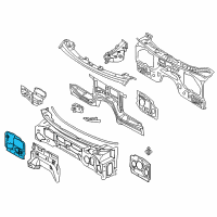 OEM 2016 BMW X6 Sound Insulation, Engine Compartm., Right Diagram - 51-48-7-336-284