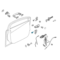 OEM 2018 Ford C-Max Upper Hinge Bolt Diagram - 6M2Z-00813-A