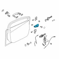 OEM Ford Focus Handle, Inside Diagram - F1EZ-5822600-CA