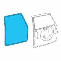 OEM 2004 Toyota RAV4 Weatherstrip Diagram - 67881-42030