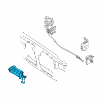 OEM Infiniti M45 Distance Sensor Assembly Diagram - 28437-CR920