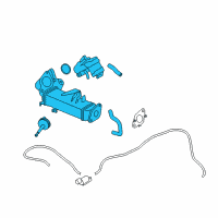 OEM 2017 BMW X5 Exhaust Cooler Diagram - 11-71-7-823-210