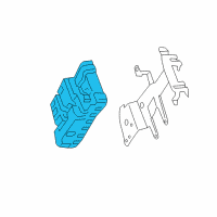 OEM Ford SSV Plug-In Hybrid Control Assembly Diagram - JU5Z-15604-BA