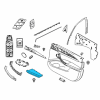 OEM 2021 BMW X4 ARMREST MERINO LEATHER, LEFT Diagram - 51-41-8-097-029