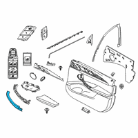 OEM 2022 BMW X4 TRIM COVER, PULL STRAP, RIGH Diagram - 51-41-5-A36-394