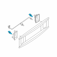 OEM Infiniti QX56 Bulb Diagram - 26261-7S600