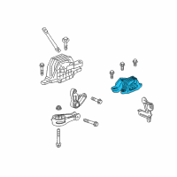 OEM Buick LaCrosse Side Transmission Mount Diagram - 84205930