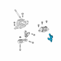 OEM 2019 Buick LaCrosse Transmission Mount Bracket Diagram - 23212433