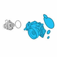 OEM 2021 BMW 750i xDrive Coolant Pump Diagram - 11-51-8-642-290