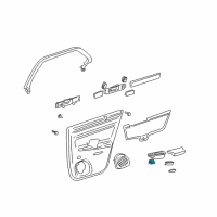 OEM 1998 Cadillac Seville Switch Asm, Side Window <See Guid*Shale > Diagram - 19259965