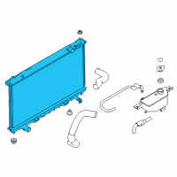 OEM 2016 Infiniti Q50 Radiator Assy Diagram - 21410-4GZ5A