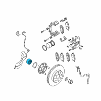 OEM Chevrolet Spark EV Bearing Diagram - 95983139