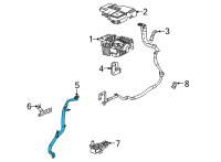 OEM Chevrolet Trailblazer Negative Cable Diagram - 42737313