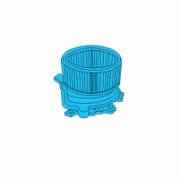 OEM 2001 Chrysler Prowler Motor-Blower With Wheel Diagram - 4885326AA