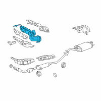 OEM 2003 Toyota Celica Exhaust Manifold Diagram - 17140-88602