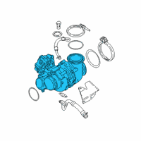 OEM BMW EXCH. TURBO CHARGER Diagram - 11-65-8-584-219