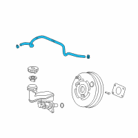 OEM 2006 Acura RL Tube Assembly, Master Power Diagram - 46402-SJA-A03