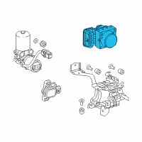 OEM 2021 Toyota Prius Actuator Assembly Diagram - 44050-47060