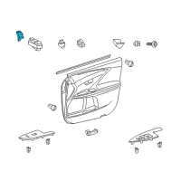 OEM 2018 Toyota Sienna Memory Switch Diagram - 84927-08010