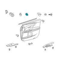 OEM 2015 Toyota Venza Window Switch Diagram - 84810-0T010