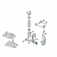 OEM 2010 Dodge Nitro BALLJOINT-Lower Control Arm Diagram - 5135651AE