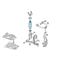 OEM 2005 Jeep Grand Cherokee ABSORBER-Suspension Diagram - 5135573AJ