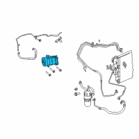 OEM Chrysler Sebring COMPRESOR-Air Conditioning Diagram - 55111408AD