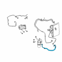 OEM 2009 Chrysler Sebring Line-A/C Suction Diagram - 5058798AA