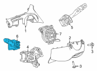 OEM Chevrolet Bolt EV Signal Switch Diagram - 85112694