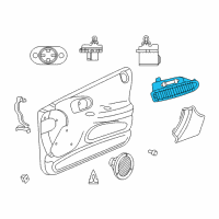 OEM 2002 Chrysler Concorde Lamp-Door Diagram - 4760186AB